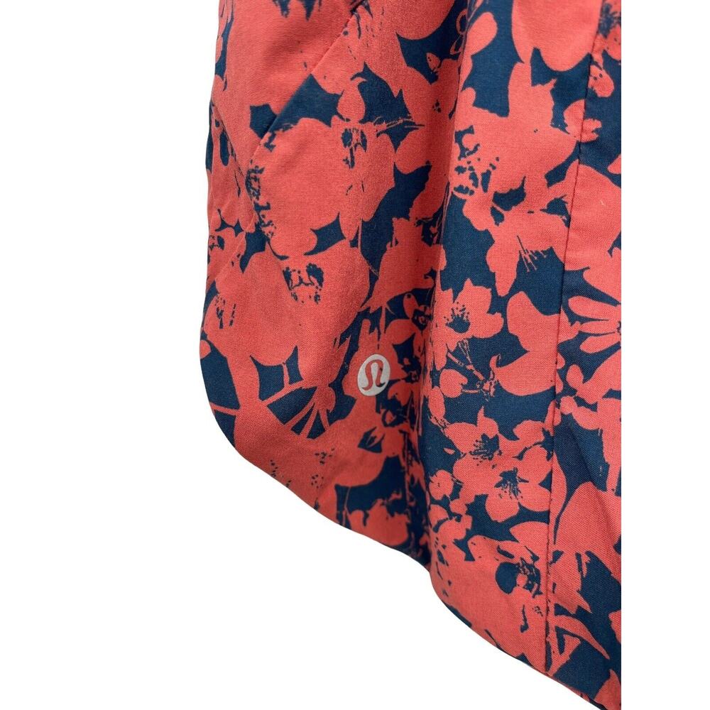 Lululemon Choose A Side Shorts Onyx Blue Efflorescent Dark Canyon Size 4 - Picture 3 of 8
